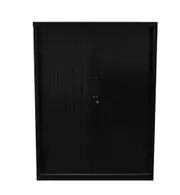 RAPIDLINE 900W GO TAMBOUR DOOR CUPBOARD W900 x D473 x H1016mm Black