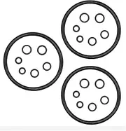 onlineseal 3 Gasket Sets Brew Keg O-Rings for Kegco Replace Cornelius Keg,Soda Keg