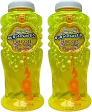 Bubbletastic Bacon Scented Dog Bubbles - 2 Pack - Includes Wands! 8oz!