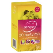 Lifestyles Party Mix Condoms 20 Pack