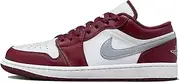 [Nike] Air Jordan 1 Low Grade School, White/Varsity Red/Black, 6.5 Big Kid