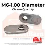 M6-1.0 Single Tab Spot Weld Nuts w/ Target (Pick Quantity)