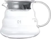 Coffee Pot Glass Teapot with Lid and Handle Coffee Cups Heat Resistant Kettle Transparent 500 ml Glass Jug for Tea Coffee Juice Cold Drinks