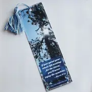 Inspiration Bookmark - Sunlight Thru Trees - Morris West Quote