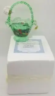 The Bradford Exchange Hummingbird Majesty Hand Blown Glass Bowl