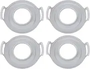 Microwave Cool Plate Spill Proof Microwave Bowl Carrying Tray with Handles for Bowls Plates Microwave Meals