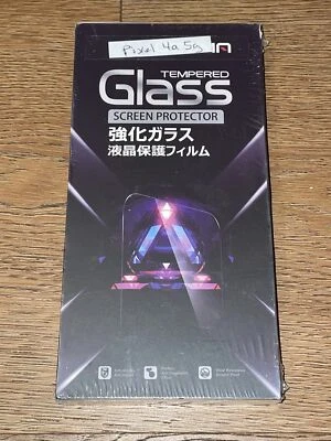 GESMN Black Case With 2 Front Tempered Glass For Google Pixel 4a 5g. B116