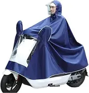 mobility scooter rain cover, Rain Poncholity Scooter Cover Larrain Cape Coatlity Scooter Motorcycle Raincoat Rain Cover(Navy Blue,Single 5Xl)