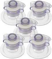 Generic Convenient Valves Cover for Pool 5pcs Inflatable Air Nozzle Pillow Airing Tool Quick Inflate Valve Adapter