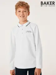 Baker by Ted Baker Long Sleeve Polo Shirt (953619) | $42 - $55