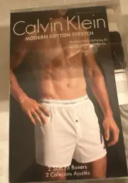 NWT Calvin Klein. Sz XLMen's 2 Pack. Modern Boxer Briefs. Multi. MSRP $36,00