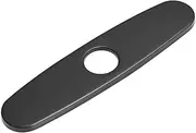 Fapully 10 Inch Sink Hole Cover,Black Faucet Deck Plate Escutcheon Plate for 3 Holes Kitchen Sink
