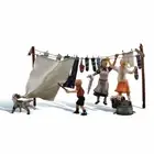 Woodland Scenics A1936 Wash Day Getaway HO OO Gauge Figures Landscaping