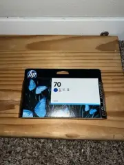 Genuine HP 70 Blue Ink 130ml DesignJet L3S81B E1L21B Q6675A - 12/2018