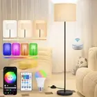 Smart Floor Lamp, 60“ RGB Standing Lamp for Bedrooms with Remote Control &