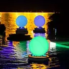 LED SPA Pool Ball Light 16 RGB Colour Floating Garden Fairy Light W/Remote