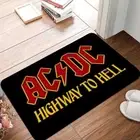 AC/DC Highway To Hell Welcome Doormat Mat Area Rug Kitchen Office Entrance