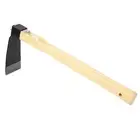Wooden Handle Gardening Hoe Small Digging Hoe For Weeding Planting Clam Part~