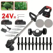 24V Electric Grass String Trimmer 3in1 Lawn Cutter Brush Mower Whipper Snipper