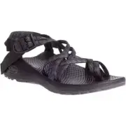 Women Chaco Zclould x2 Strap Sandal J107320 Solid Black 100% Original Brand New