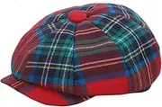[Newfancy] Kids Boys Girls Winter 8 Panels Newsboy Caps Wool Flat Beret Cabbie Hat for Toddler Baby,2 to 7 Years