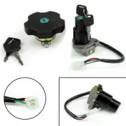 Ignition Switch Seat Gas Cap Cover Lock Key Set For Yamaha XT600 TW200 XT225