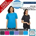 Devon & Jones Women Perfect Fit Boat Neck Blouse Shirt Up To 3XL DP613W