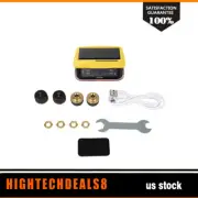 Yellow RV Tire Pressure Sensor 1PC TPMS Solar Monitor 4pc Sensors w/Alarm Modes