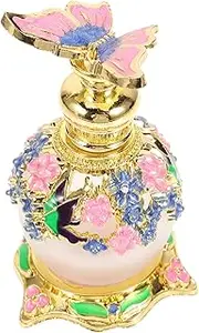 Ipetboom Cute Vintage Perfume Bottles 15ml Empty Bottles for Essential Oil Aromatherapy Storage