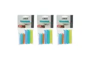 3x 6pc Brix 6mix Bag Closures Sealing/Sealer Clip/Clamp Reusable Set Assorted