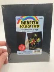 Rainbow Scratch Paper, Brand New Arts and Crafts Drawing Pad with Pencils
