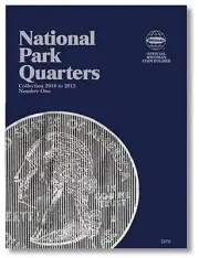 WHITMAN National Park Quarters 2010-2015 Volume One Folder Album #2876