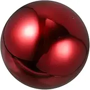 Mirror Reflective Ball Decorations Ball Outdoors Mirror Solar Garden Ornaments Garden Outdoor Gazing Globe Outdoor Gazing Sphere Large Reflective Round Sphere Red Stainless Steel