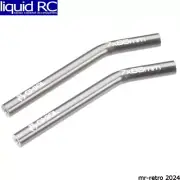 Axial Racing C0791 Hi-Clearance Threaded Aluminum Link 7x85mm - Grey (2 pieces)