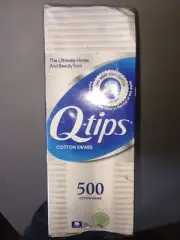 Q-tips Cotton Swabs for Hygiene and Beauty Care,100% Cotton 500 Count Read Desc