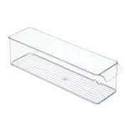 iDesign 37x10x10cm Fridge Food Storage Bin/Container/Holder Kitchen Storage CLR