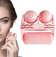 Ice Roller - Portable Soothing Facial Roller | Skin Care Tool, Under Eye Puffiness Massager for Puffiness, Muscle Tension, Redness Relief