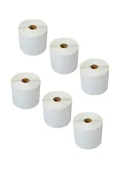 6 Rolls 4X6 Direct Thermal Shipping 500/R Labels for Zebra 2824 Eltron ZP450