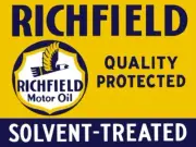 Richfield Solvent Treated Motor Oil NEW Sign 18"x24" USA STEEL XL Size