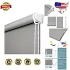 UV Protection Blackout Roller Shades for Home & Office - Easy Install 39" x 68"