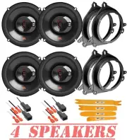 JBL STAGE3 637F 3-Way 6.5" Front & Rear Speakers for 2020-Up Toyota Corolla (for: Toyota)