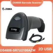 Zebra DS4608-SR7U2100AZW 2D Imager USB Handheld Barcode Scanner with Cable Kit