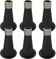 6Pcs Bed Frame Feet,Bed Frame Feet for Replace Wheels,Risers for Bed Frame,Preve