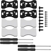 SG Store 4PCS Rear Camera Mounting Bracket with Screw Holes Spacing 0.51 Inch Car Back Up Camera Mount Bracket for Rear Cameras