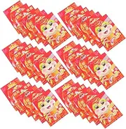 TEMPNAP 60pcs Chinese Year Red Envelopes Snake Year See Packets Glossy Finish Sturdy Craftsmanship for Weddings Lunar Spring Festival Birthday