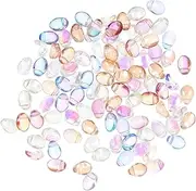EPIGEIST 100pcs Candy Color Nail Art Diamonds Decorative Gems for Manicures Shiny Nail Decorations for Home Creative Art Supplies
