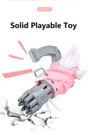 23 HOLES Bubble Gun Automatic Bazooka Soap Water Bubble Machine Outdoor