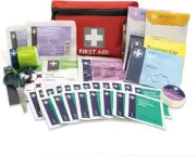 92 Piece First Aid Kit - Keep in Your Car, Home, Work, Vacation - Includes Essen