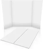 Foamboards Australia Project Display Board - School Project Tri-fold 3 Panel Display Board 1015 X 815mm Pack of 4