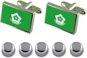 [Select Gifts] Shirt Dress Studs Harbin City South Africa Flag Cufflinks